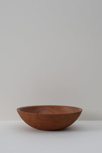 Carved Cherry Serving Bowl