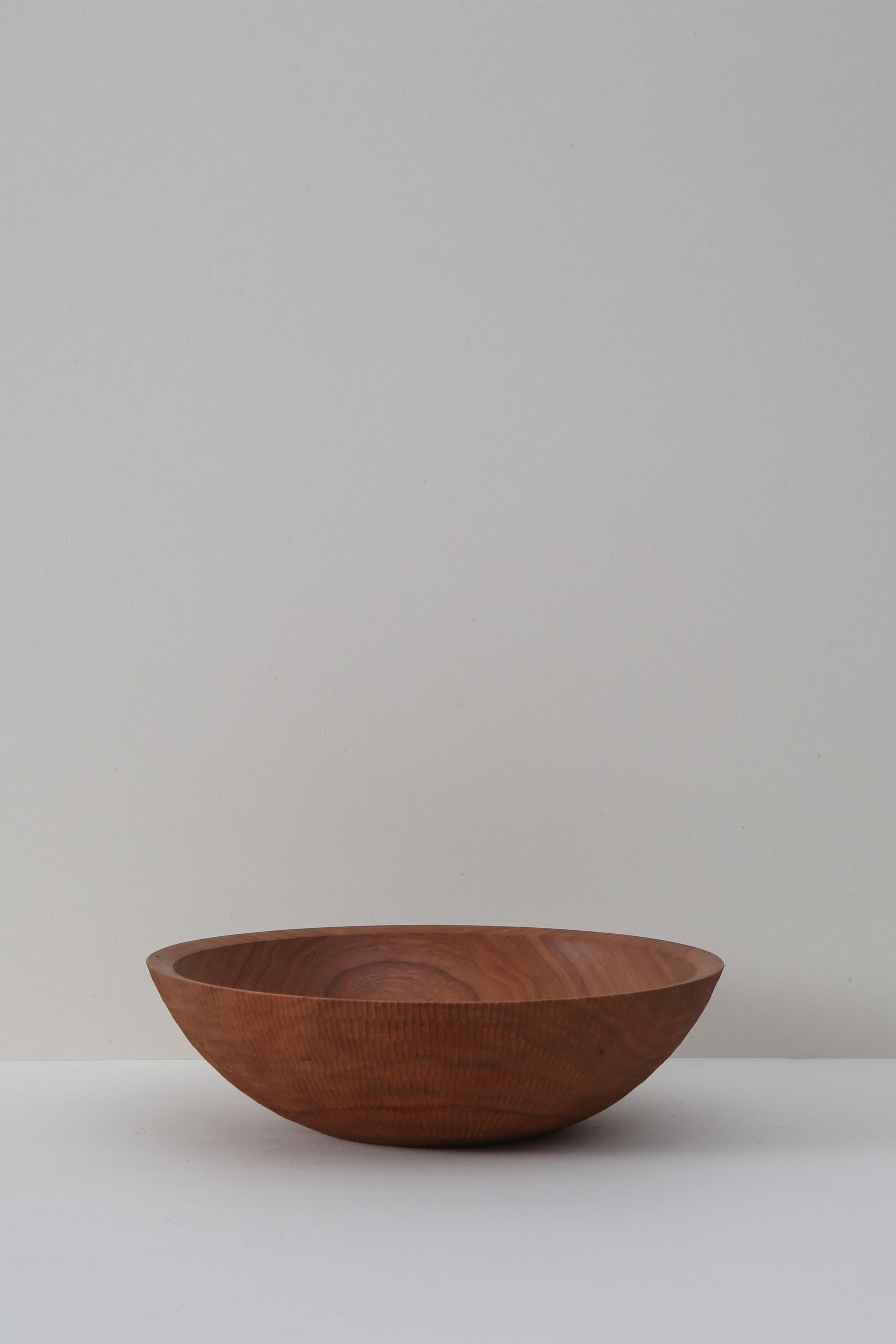 Carved Cherry Serving Bowl