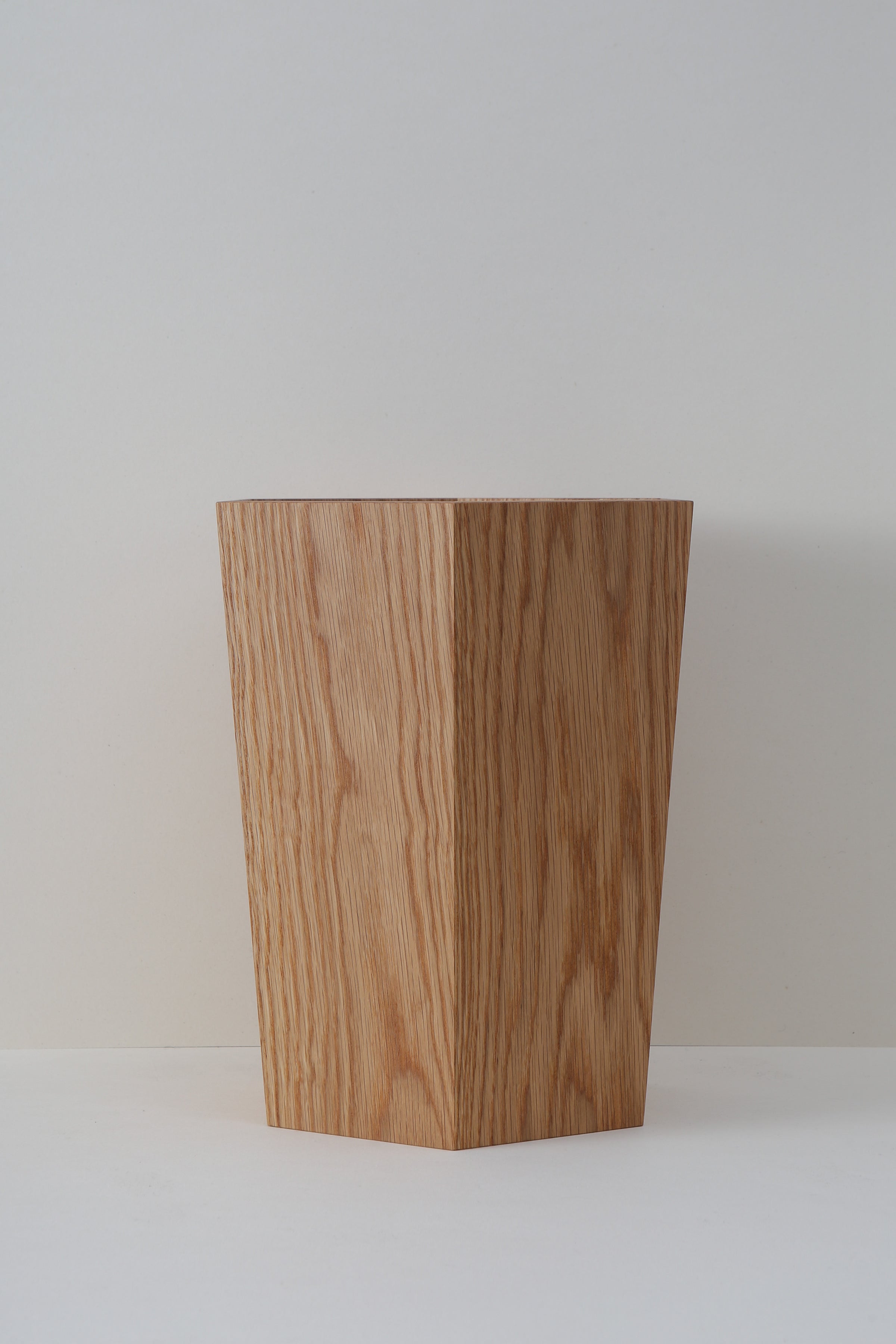 Oak Wastebasket