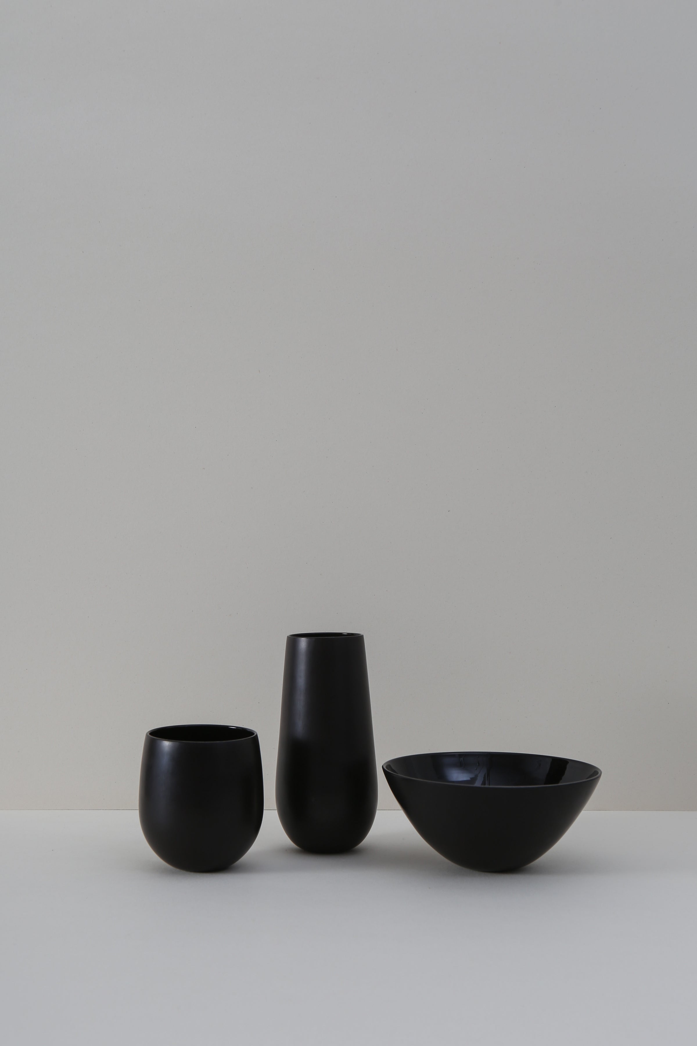Satin Glass Vessels