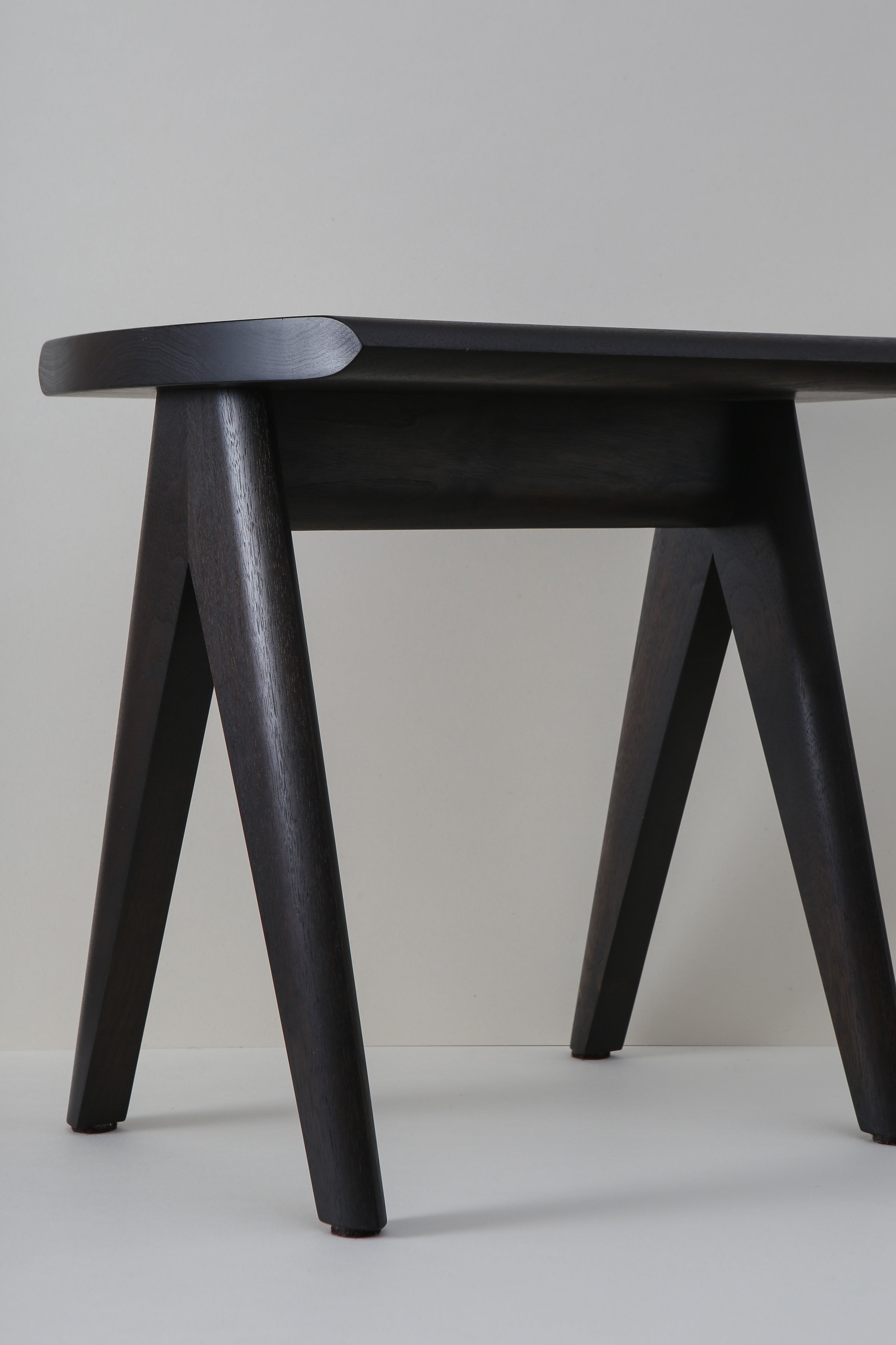 Crest Stool - Oxidized Oak