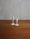 Pinched Candlestick - White