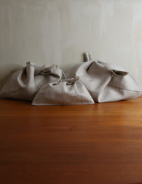 Linen Origami Bag - Natural