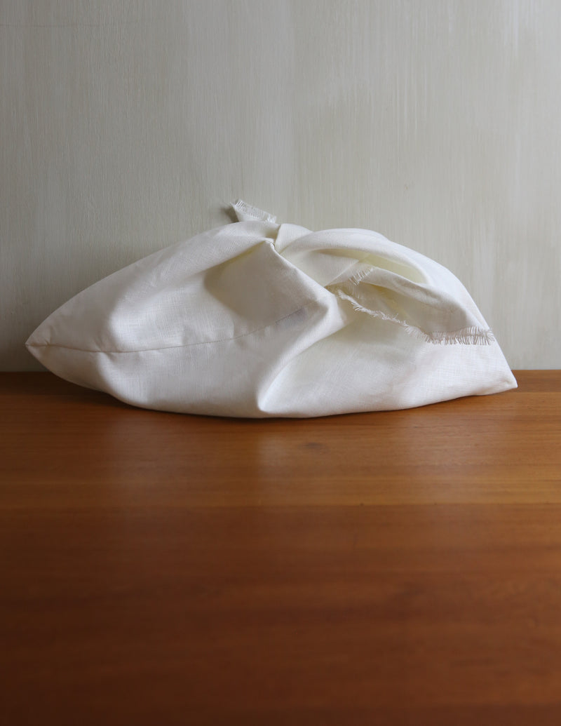 Linen Origami Bag - White