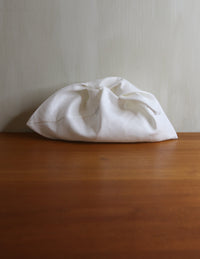 Linen Origami Bag - White