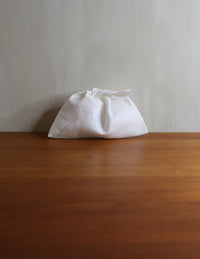 Linen Origami Bag - White