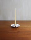 Torn Candle Bowl - White