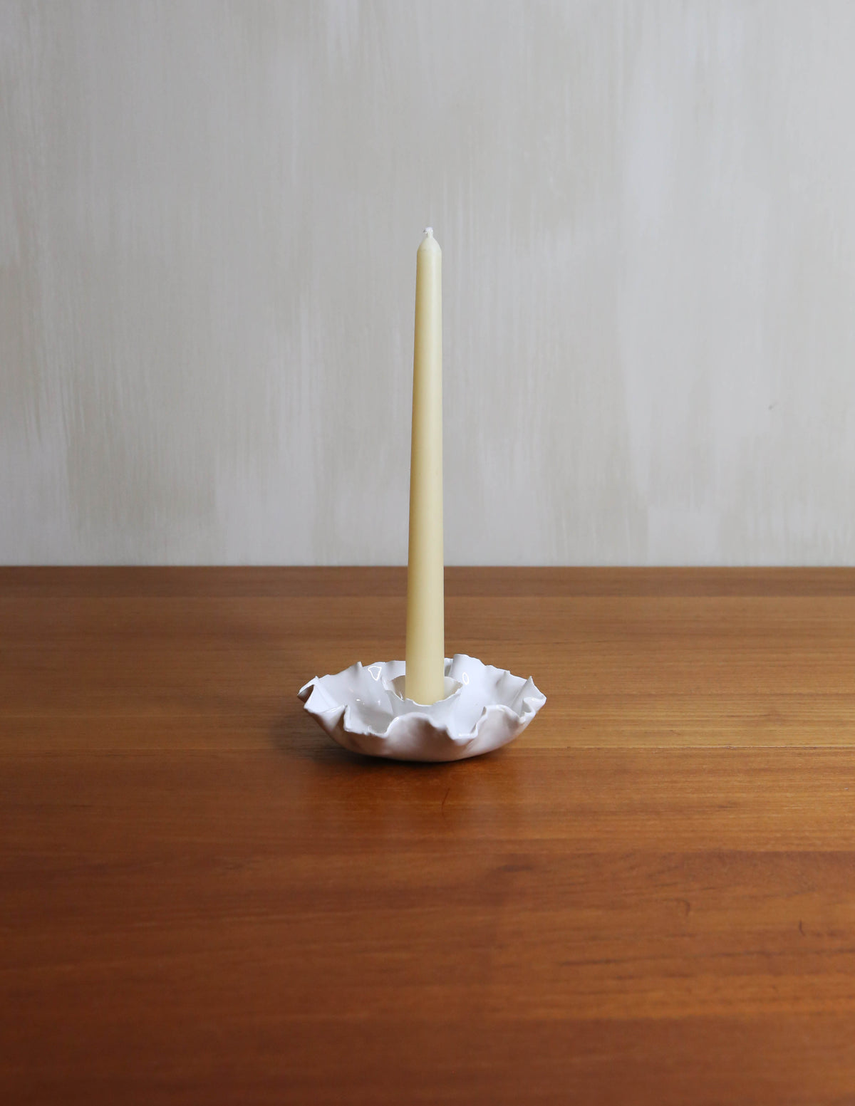 Candle Bowl - White