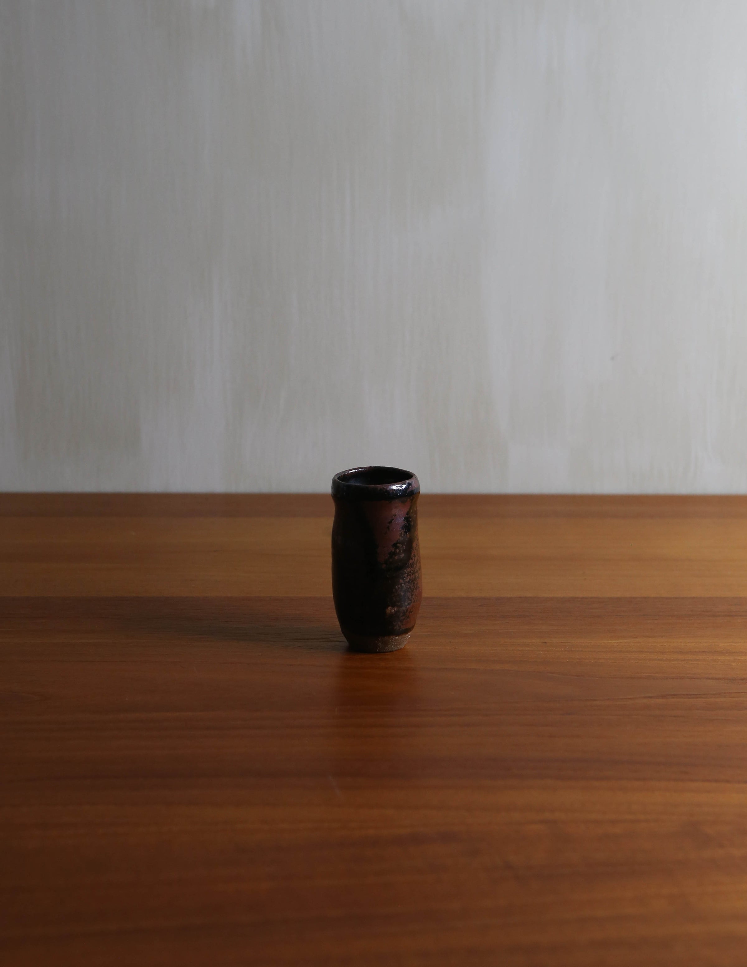 Vintage Small Tenmoku Vase