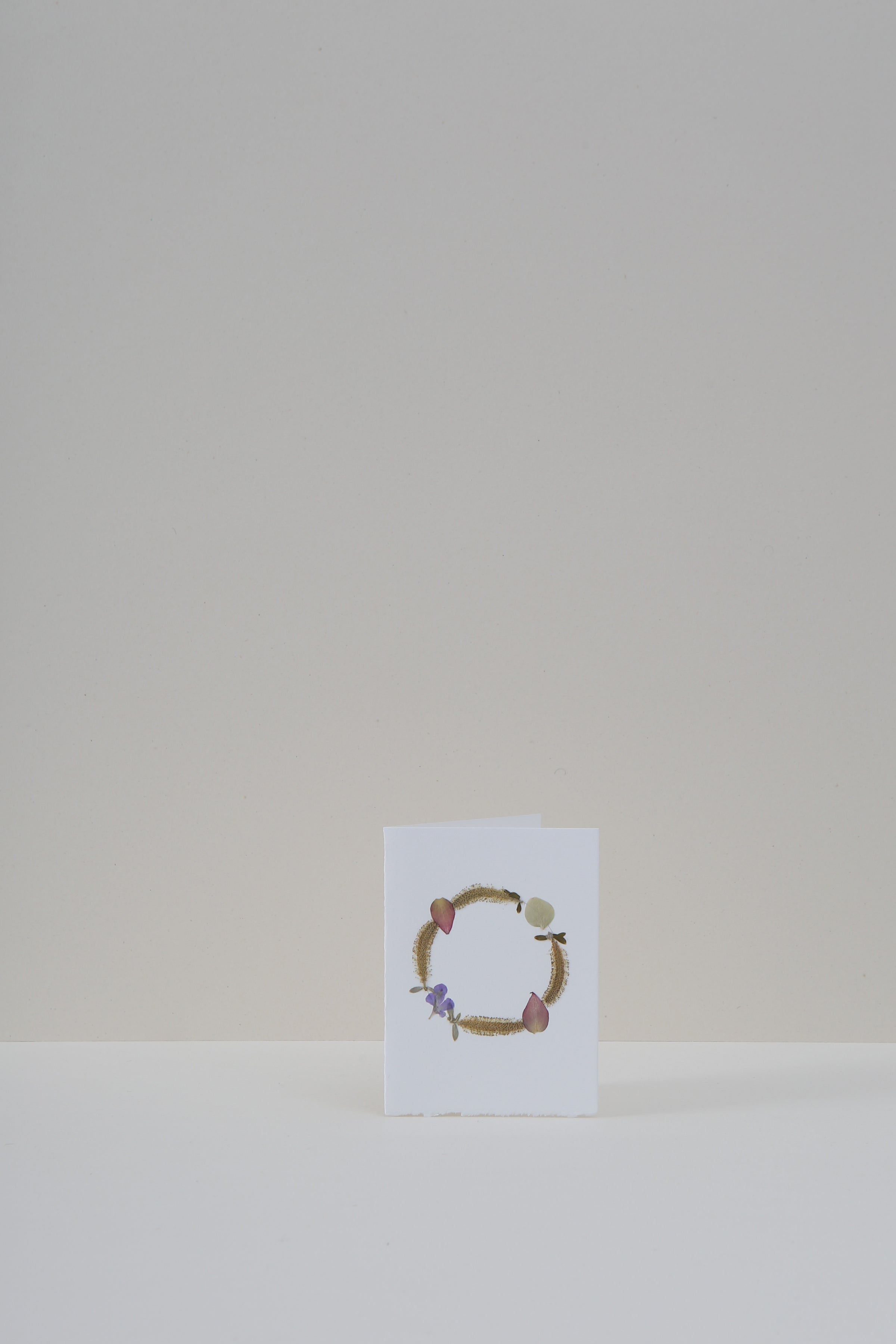 Dried Leaf 'Enso' Cards