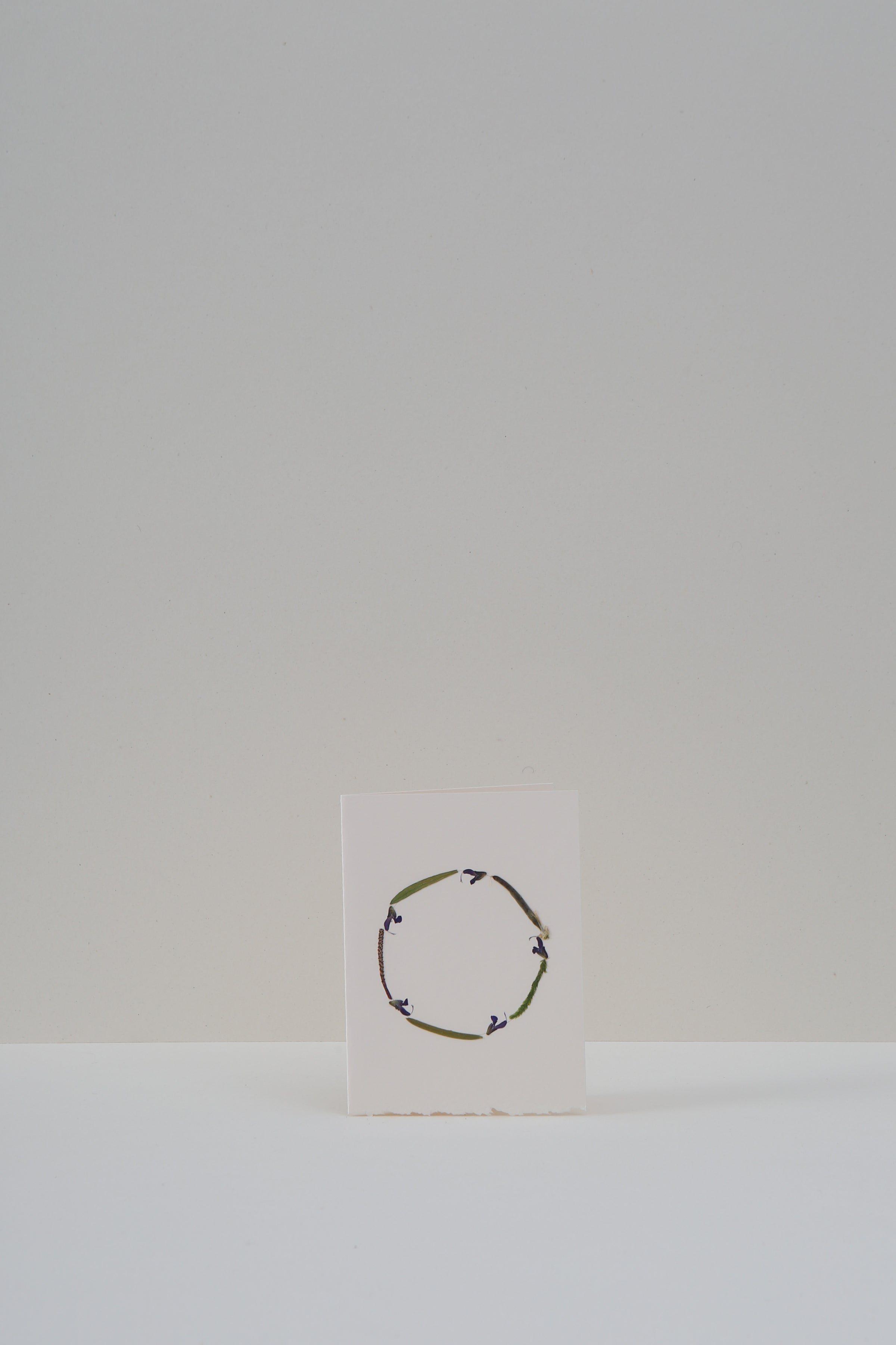 Dried Leaf 'Enso' Cards