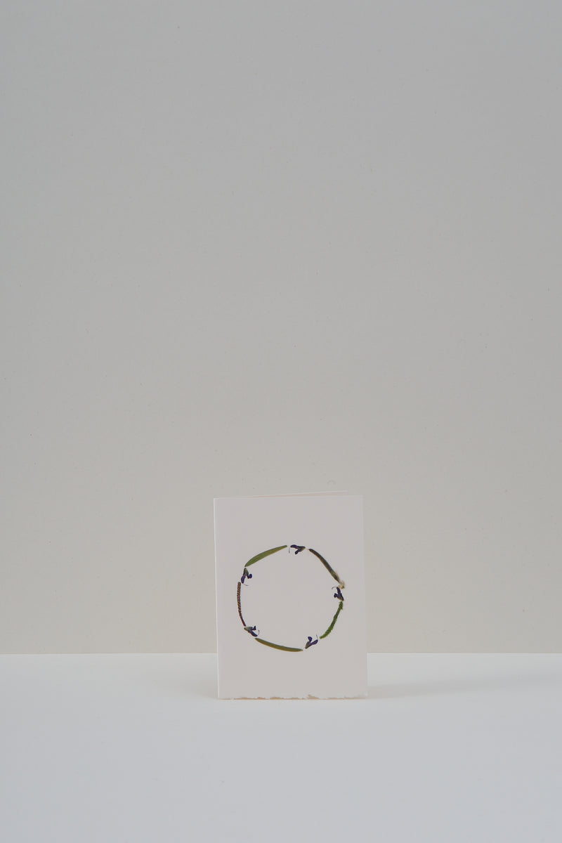 Dried Leaf 'Enso' Cards