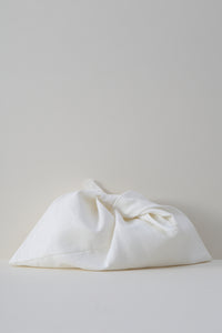 Linen Origami Bag - White