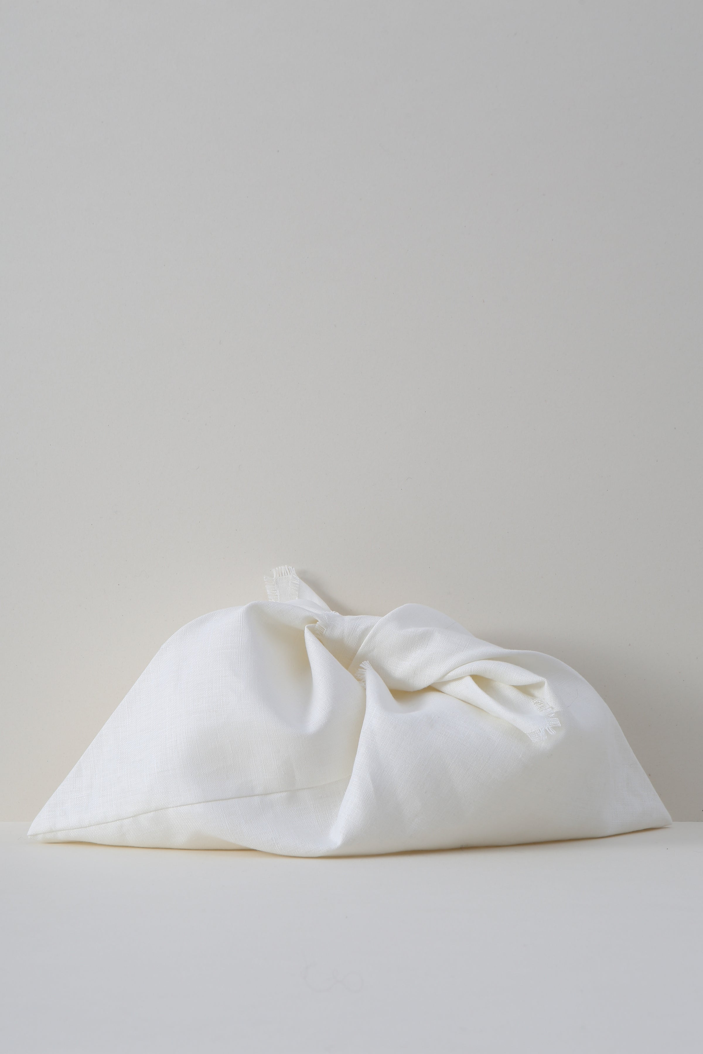Linen Origami Bag - White