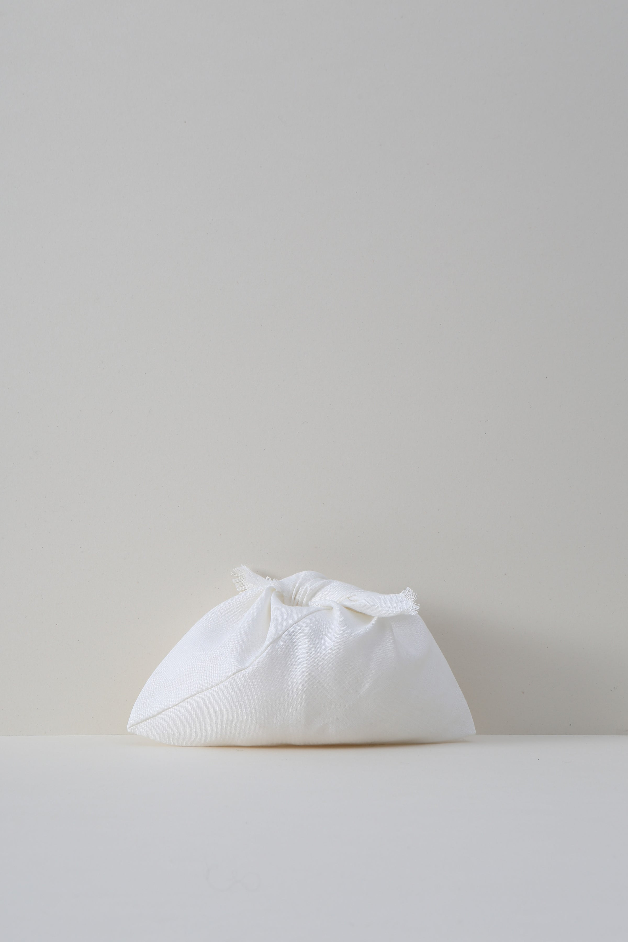 Linen Origami Bag - White