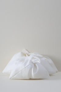 Linen Origami Bag - White