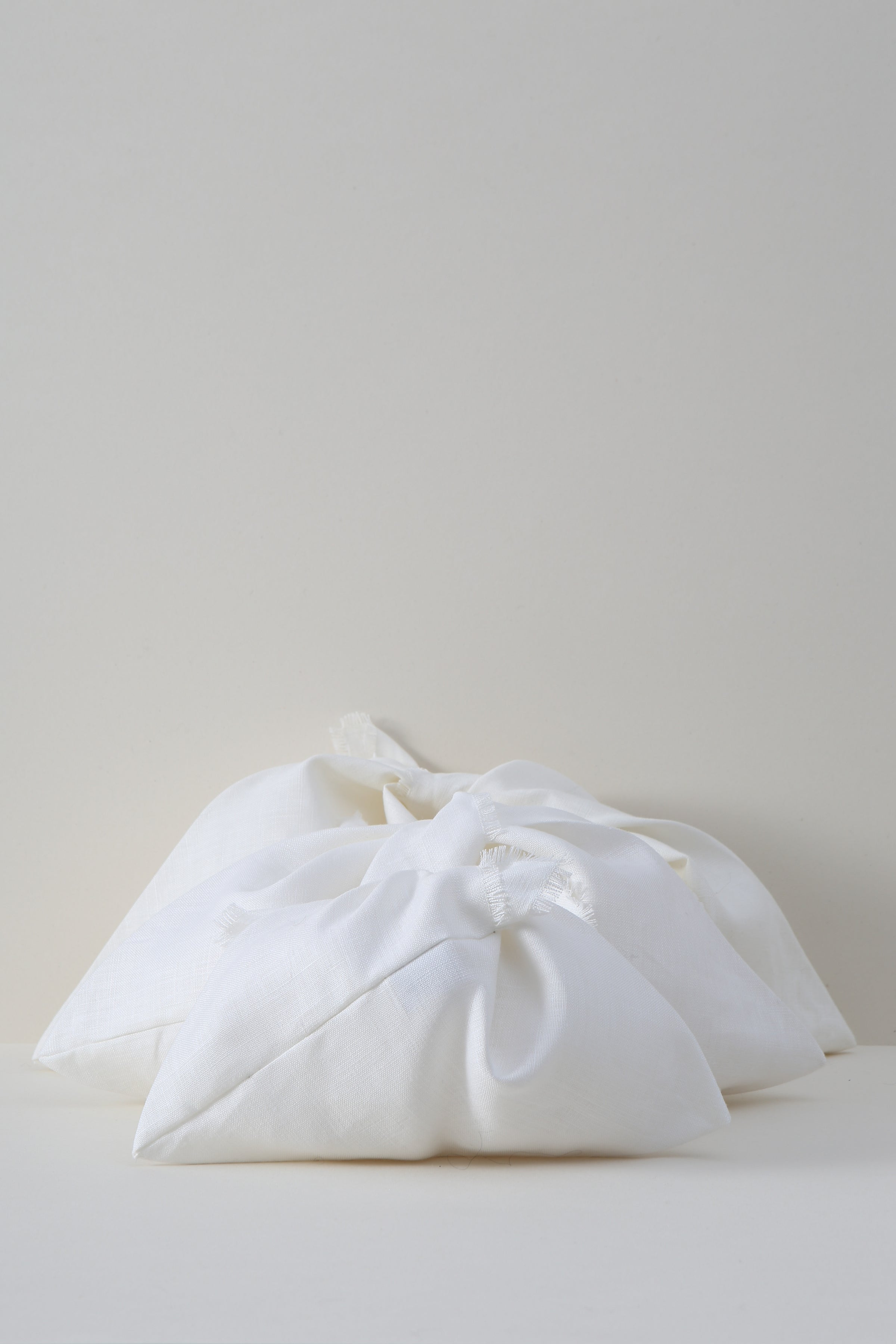 Linen Origami Bag - White