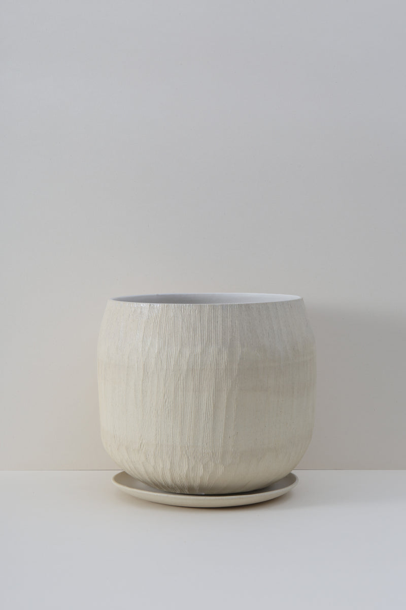 Large Carved Planter - II