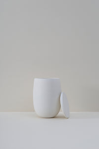 Flat Lidded Jar - Large