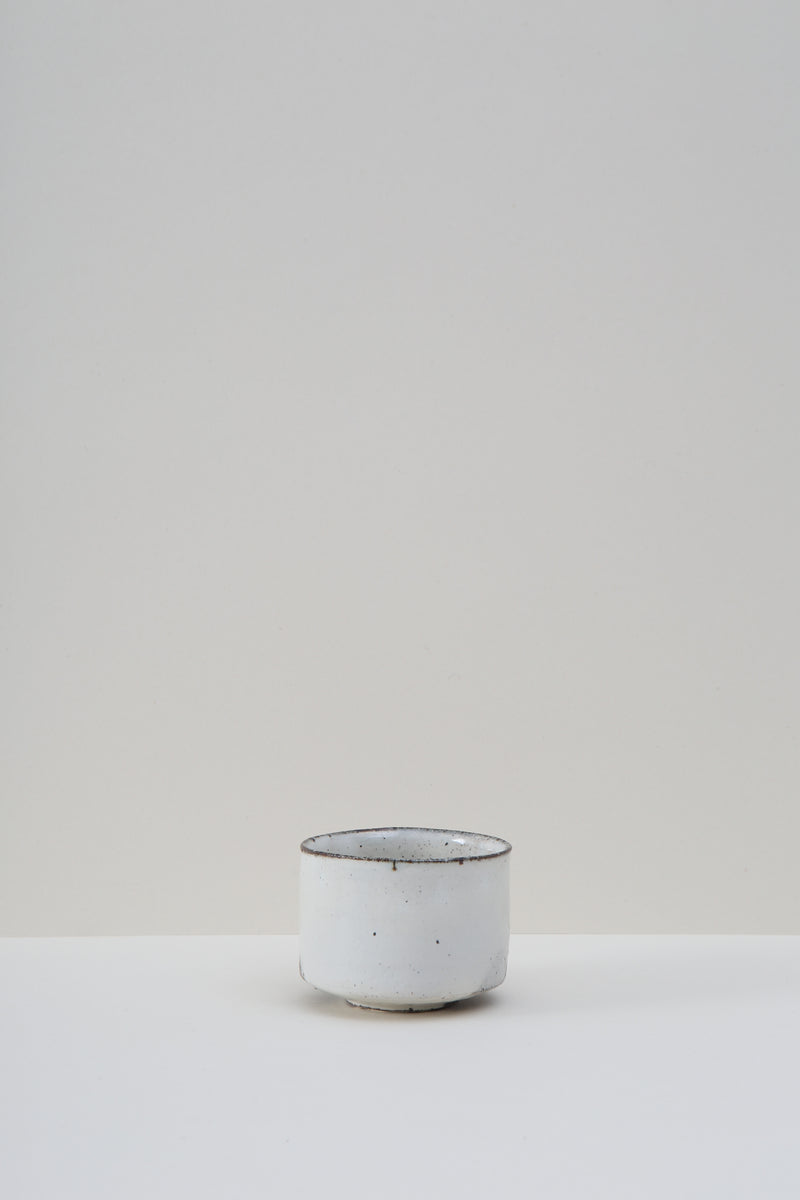 Straight Walled Matcha Bowl - Almond Ash