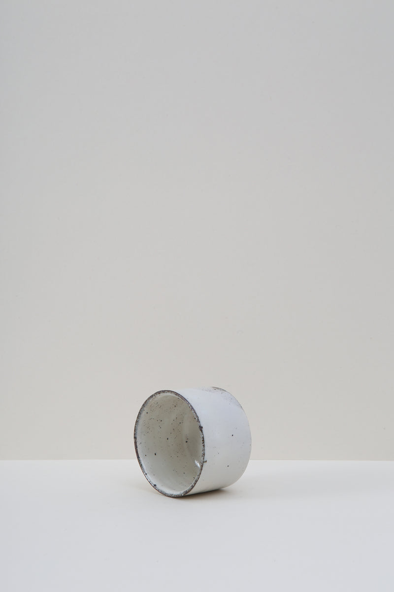Straight Walled Matcha Bowl - Almond Ash