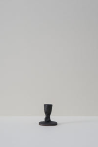 Pinched Candle Holder - Black