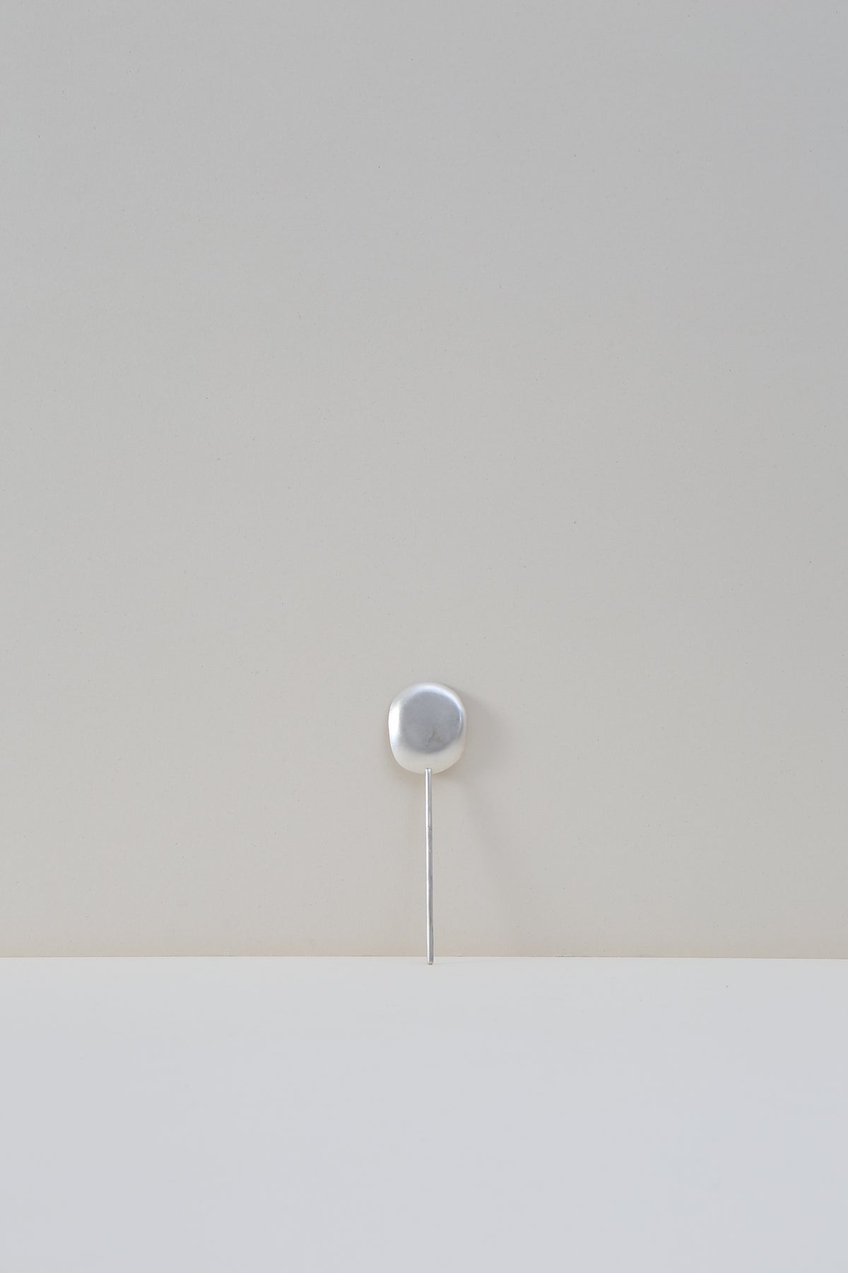 Sterling Silver Flat Bottomed Spoon - Oval