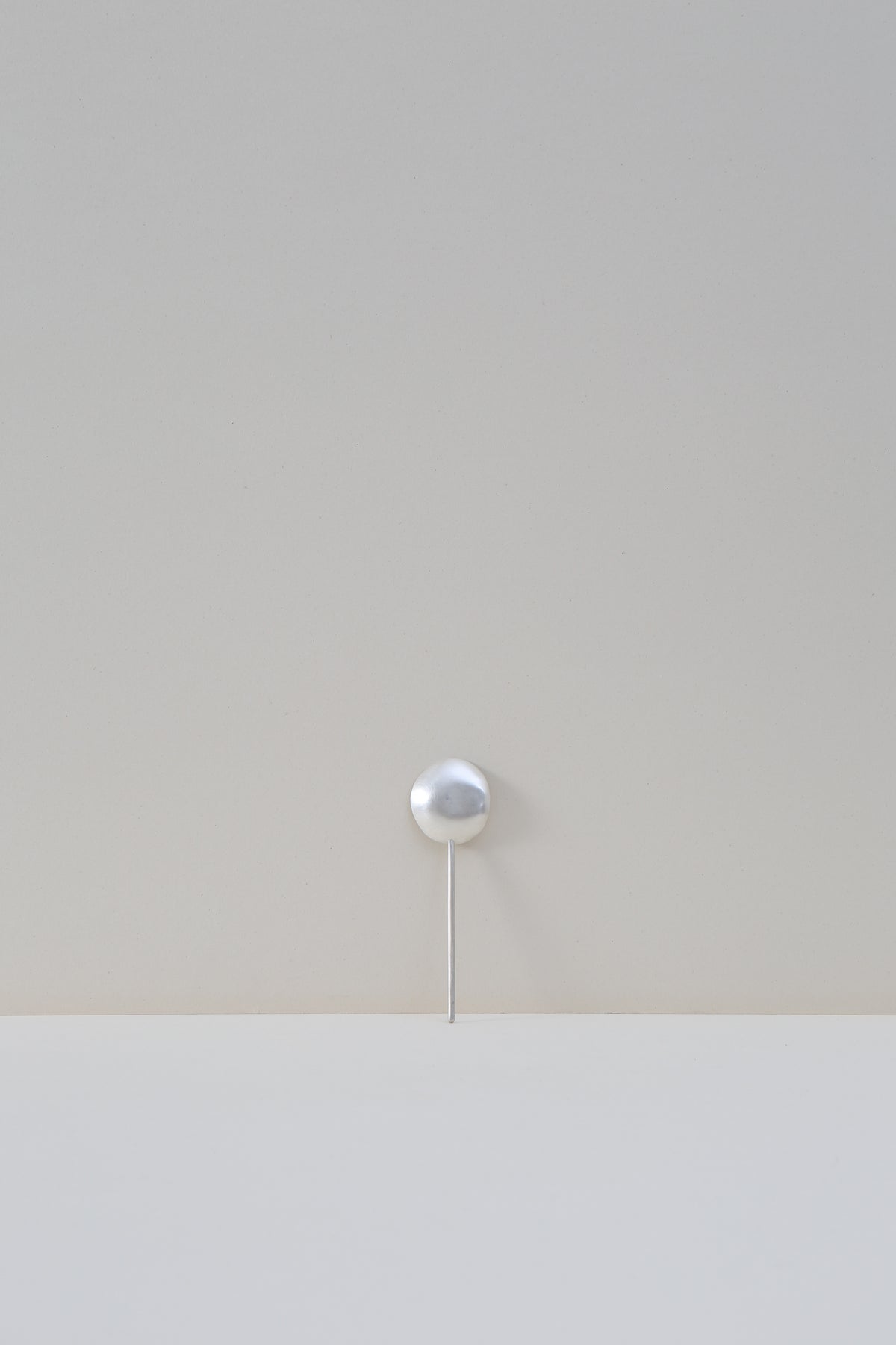 Sterling Silver Flat Bottomed Spoon - Round