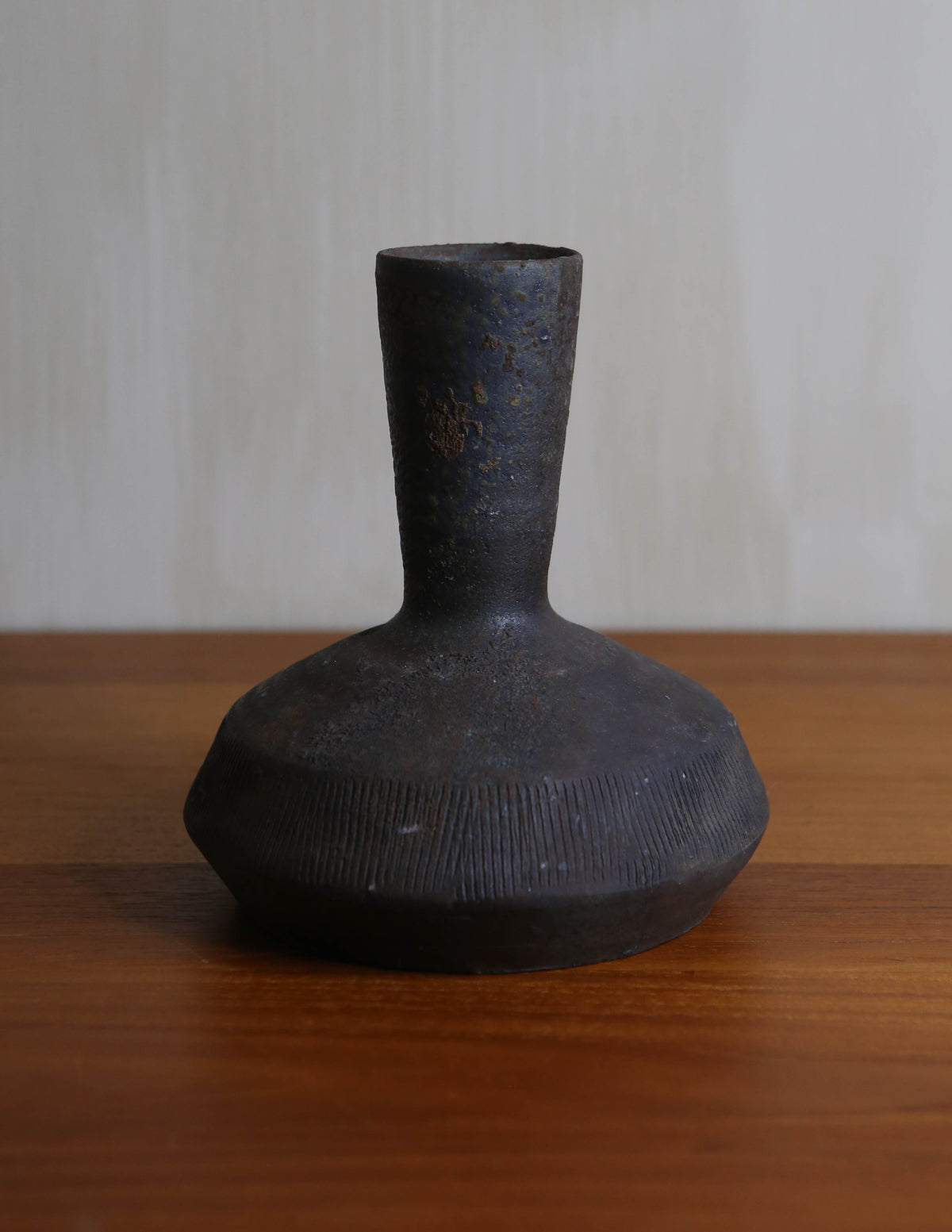 Wood-fired Flask Vase