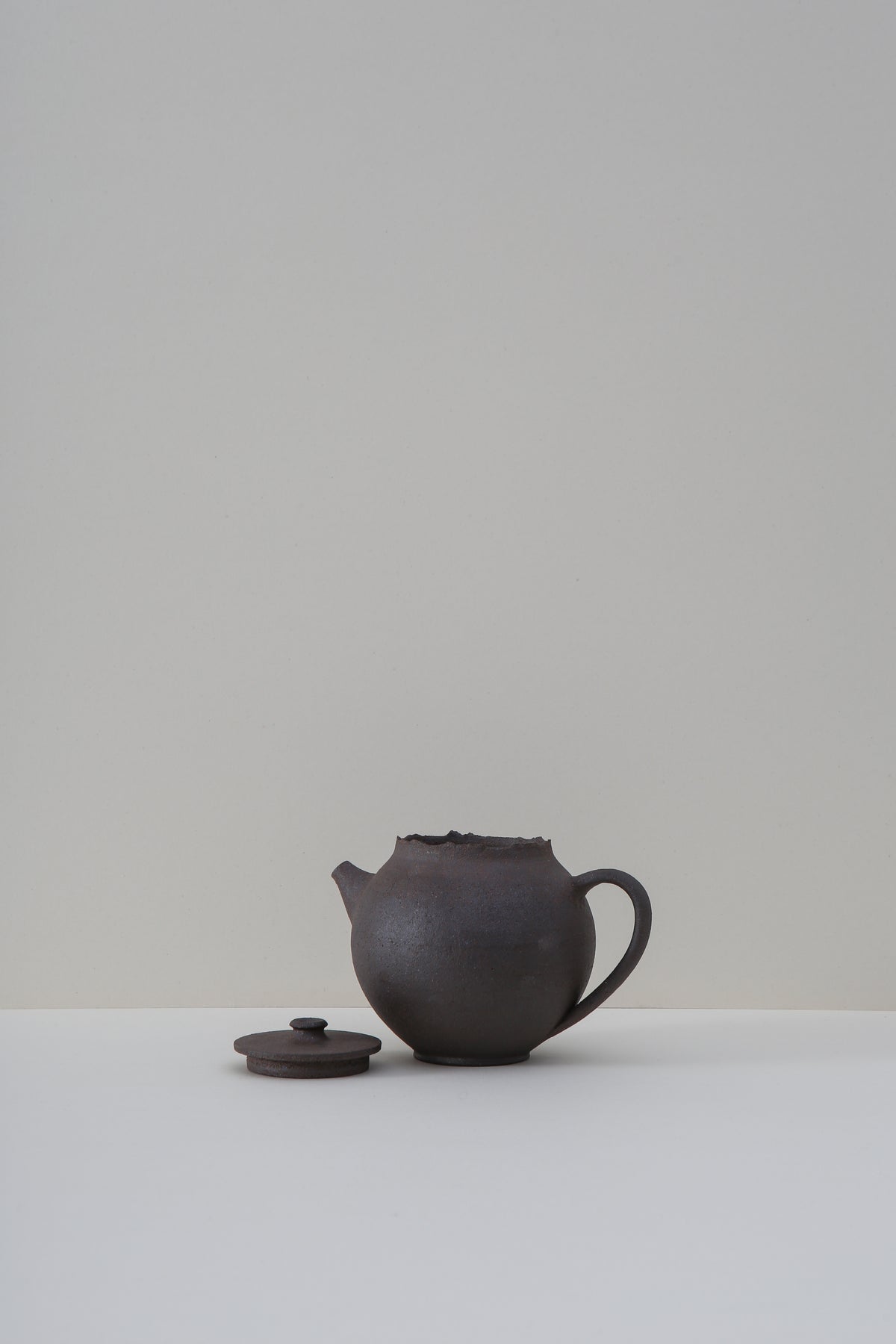 Raw Stoneware Teapot - III