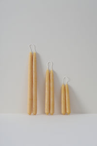 Beeswax Tapers