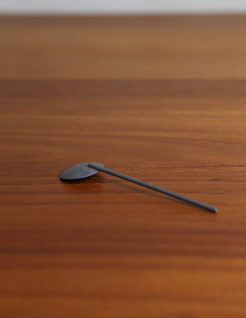 Tumbled Steel Spoon